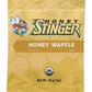 Honey Stinger Organic Waffles, 16-pack, featuring golden waffles with honey flavor, ideal for on-the-go snacking.