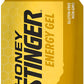 Honey Stinger Gold Energy Gel pack featuring gluten-free, caffeine-free sports nutrition for exercise, running, and workout performance.