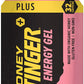 Honey Stinger Gold Energy Gel pack with 12 gluten-free, caffeine-free sports nutrition gels for running and workout performance.