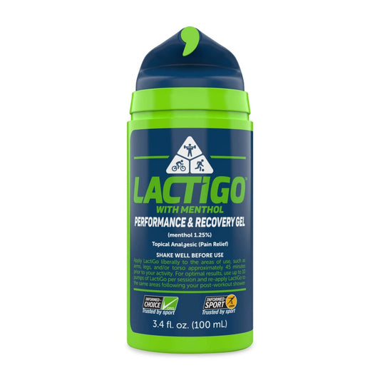 Lactigo topical cream with powerful carnosine and magnesium in a tube, shown against a neutral background.