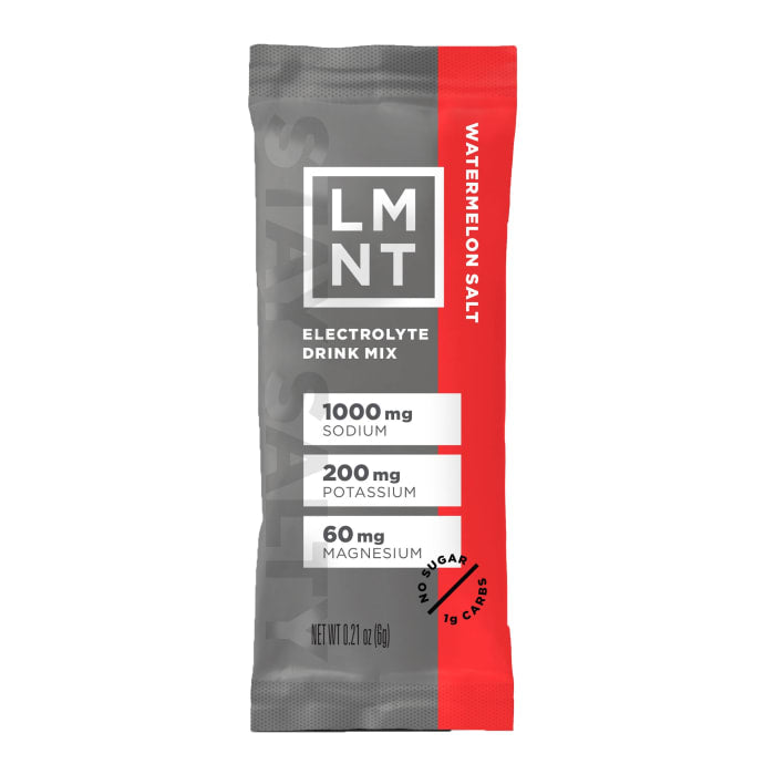 LMNT Electrolyte Replacement drink mix with chocolate salt flavor, paleo-keto friendly, zero sugar, premium hydration supplement