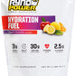 Ryno Power Hydration Fuel advanced electrolyte formula with BCAA's in a sleek container, ideal for energy and recovery.