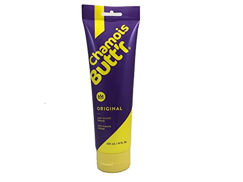 Paceline Chamois Butt'r Original Anti-Chafe Body Care cream in an 8 oz tube, designed to prevent chafing during physical activity.