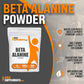 Beta Alanine Powder - Beta Alanine Pre Workout, Beta Alanine 3000Mg - Beta Alanine 500G, Beta Alanine Bulk - Unflavored, Pure & Gluten Free, 3G per Serving, 500G (1.1 Lbs)
