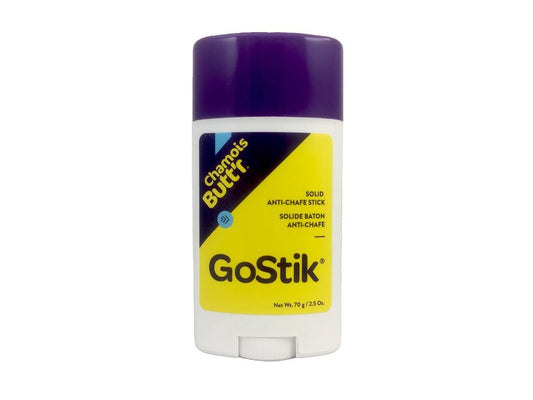 Proline Sports Nutrition Gostik Anti-Chafing Solid in white, 2.5 ounces, compact stick for skin comfort and chafe prevention