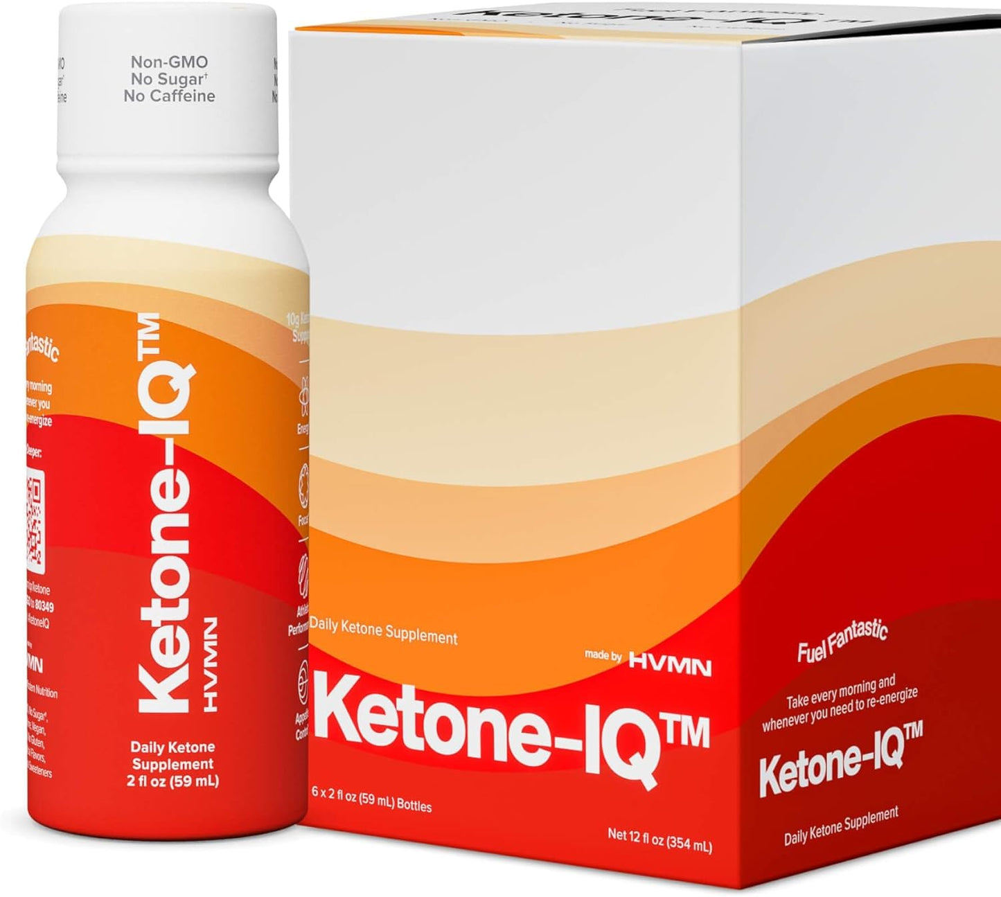 Pack of 24 PROLINE SPORTS NUTRITION Ketone IQ Shots, 2 oz drinkable energy shots, sugar-free, caffeine-free, for mental and physical boost.
