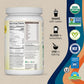 Vegan protein powder by PROLINE SPORTS NUTRITION in chocolate flavor, showing the 1.5 lb package with label details.