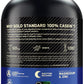 PROLINE SPORTS NUTRITION Gold Standard 100% Micellar Casein Protein Powder in Chocolate Supreme, 4-pound container, showing the product packaging.