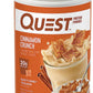 Proline Sports Nutrition Cinnamon Crunch Protein Powder jar showing label with 20g protein, low carb, gluten-free, 1.6 lb size.