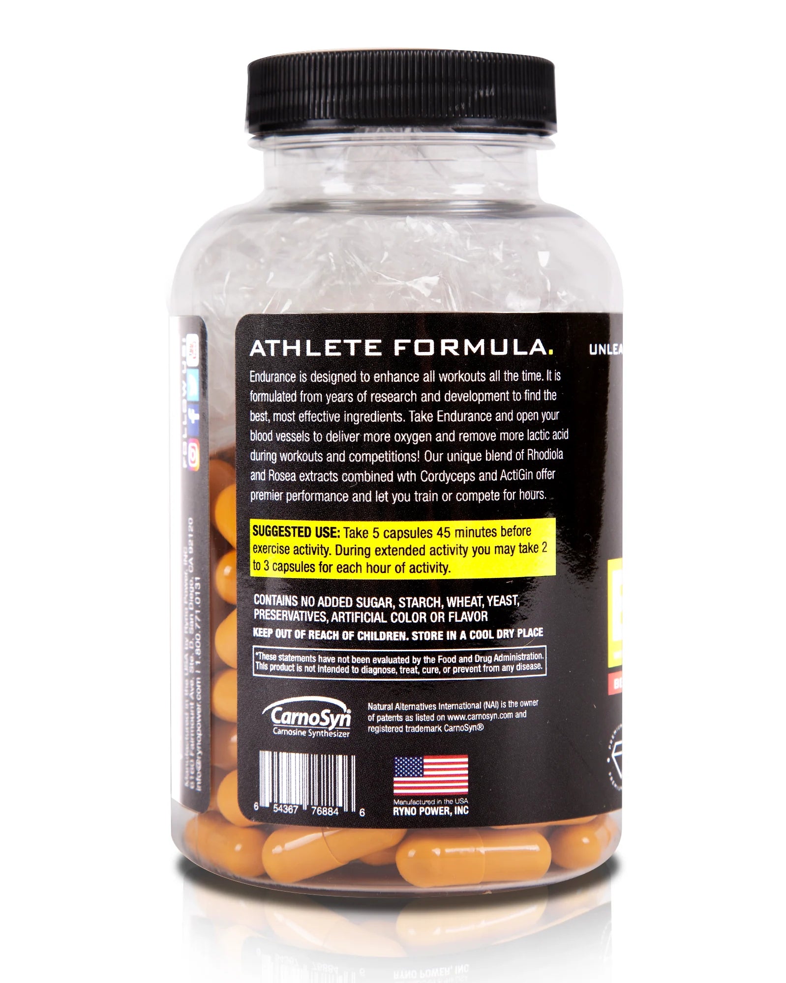 ENDURANCE Stimulant-Free Energy Supplement
