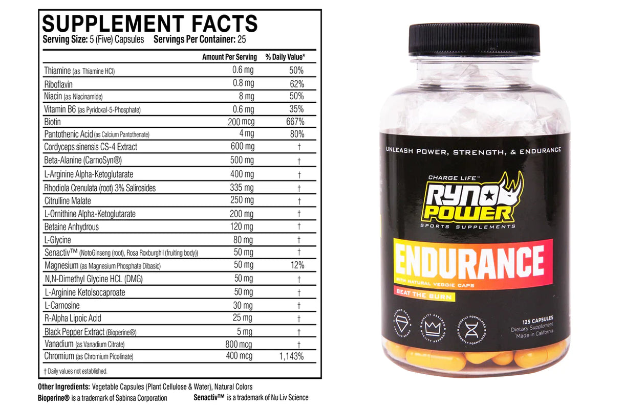 ENDURANCE Stimulant-Free Energy Supplement