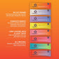 Assorted flavors of PROLINE SPORTS NUTRITION Grab-And-Go Endurance Fuel hydration drink mix in individual packets with electrolytes.
