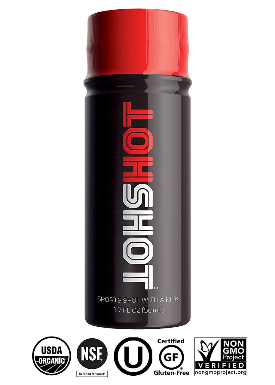 Proline Sports Nutrition HOTSHOT 12PK bottles for preventing and treating muscle cramps, 1.7oz each, on a white background.