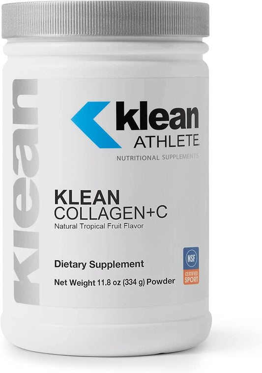 Klean Collagen+C | Supports Musculoskeletal Health to Help Optimize Performance and Mobility | 11.8 Ounces | Natural Tropical Fruit Flavor