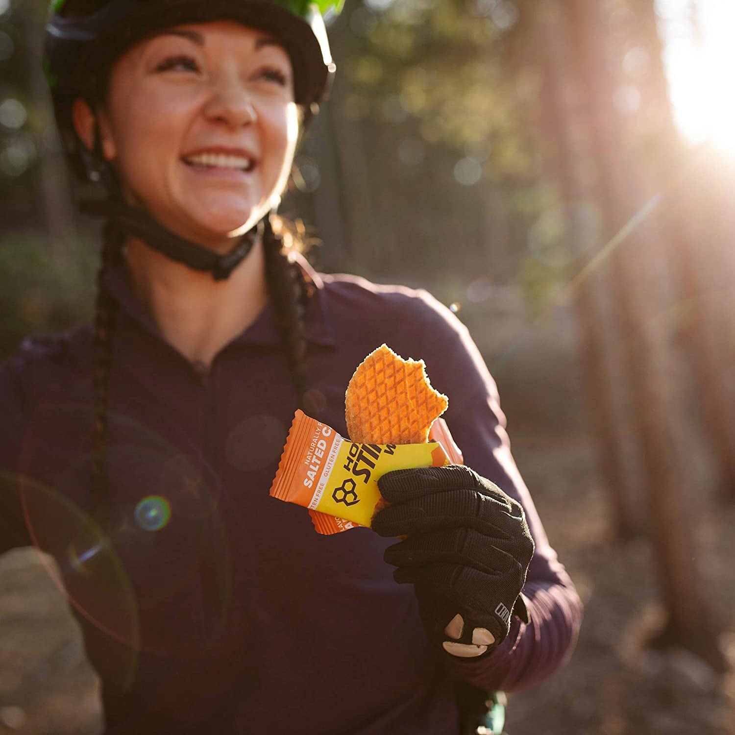 Organic Waffle Variety Pack with honey, vanilla, gluten-free salted caramel Energy Stroopwafels by PROLINE SPORTS NUTRITION, ready for workouts.