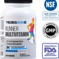 Runner Multivitamin by PROLINE SPORTS NUTRITION, featuring antioxidants, B complex, probiotics, and whole foods for running recovery and energy.
