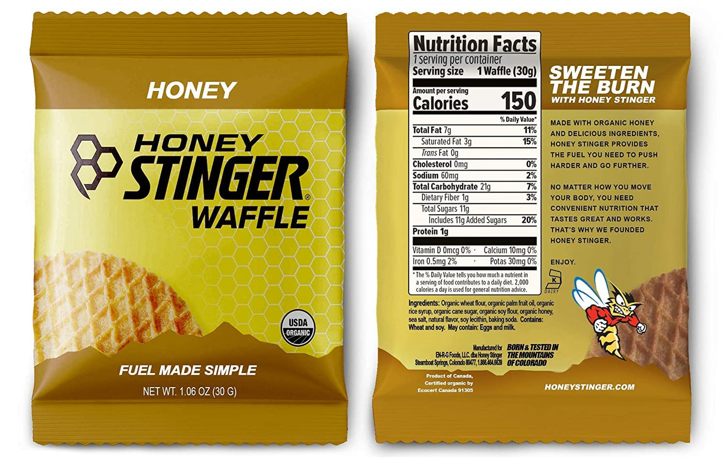 Proline Sports Nutrition Waffle Training Kit with 10 mini waffles in vanilla, honey, salted caramel, cookies & cream, and cinnamon.