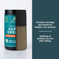 Proline Sports Nutrition Supergreens Alkalize & Detox Powder featuring organic fruits, vegetables, herbs for digestive and energy support.