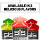 Proline Sports Nutrition SIS Electrolyte Energy Gel 22g, 2 oz, pack of 30, for running and cycling endurance and performance.
