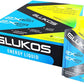 PROLINE SPORTS NUTRITION lemon-lime liquid gel packets in a 12 count tray, featuring vibrant packaging.
