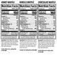 Organic Waffles variety pack by PROLINE SPORTS NUTRITION, 12-pack with honey, vanilla, and chocolate flavors, includes a sticker.