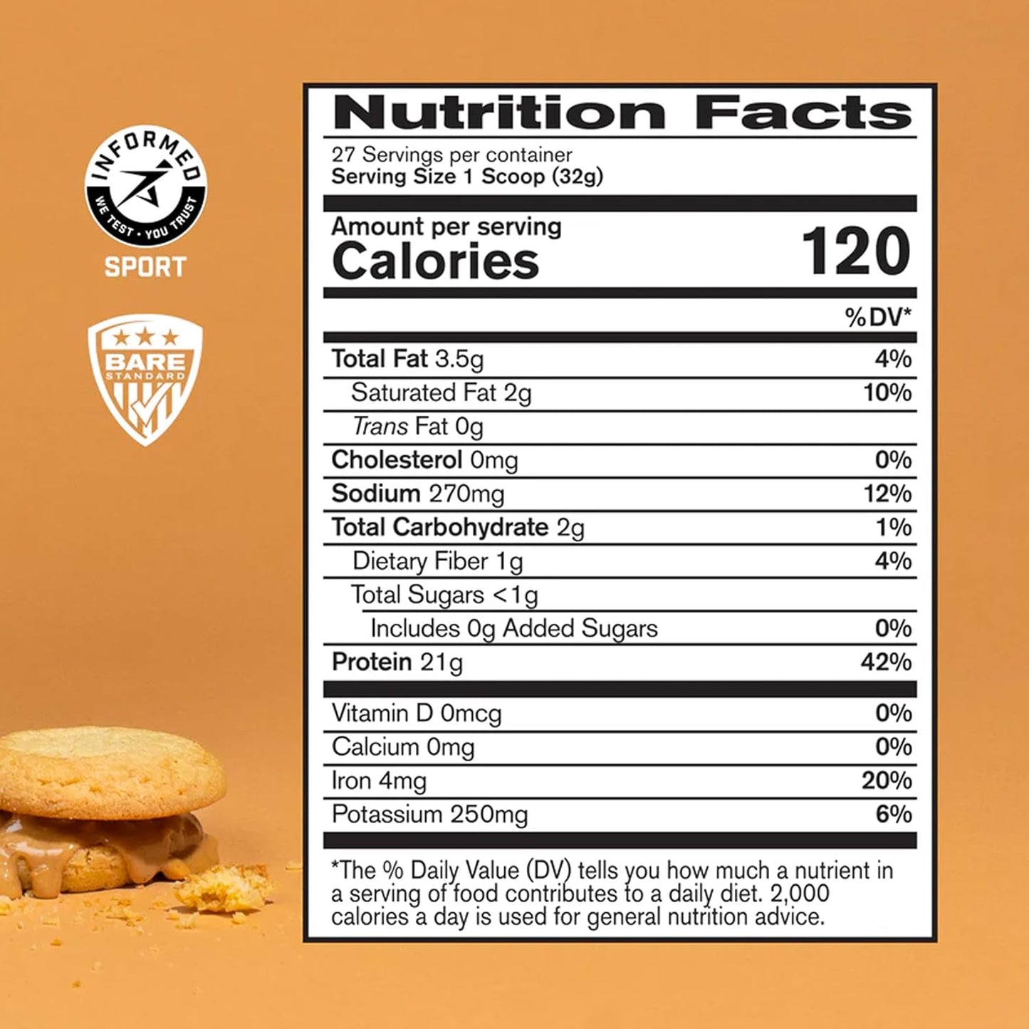 , BPN Vegan Protein, Plant Based Protein, Peanut Butter Cookie, 27 Servings