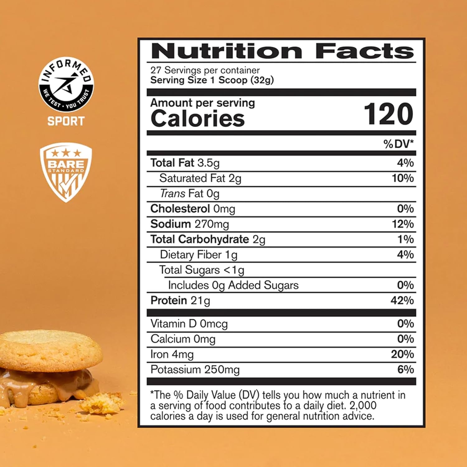 , BPN Vegan Protein, Plant Based Protein, Peanut Butter Cookie, 27 Servings