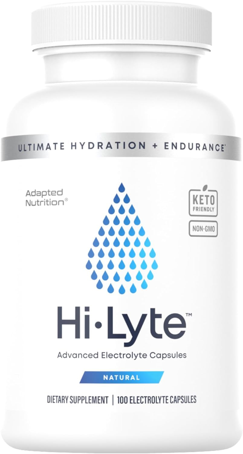Proline Sports Nutrition electrolyte replacement capsules with magnesium, potassium, sodium, and zinc for rapid hydration.