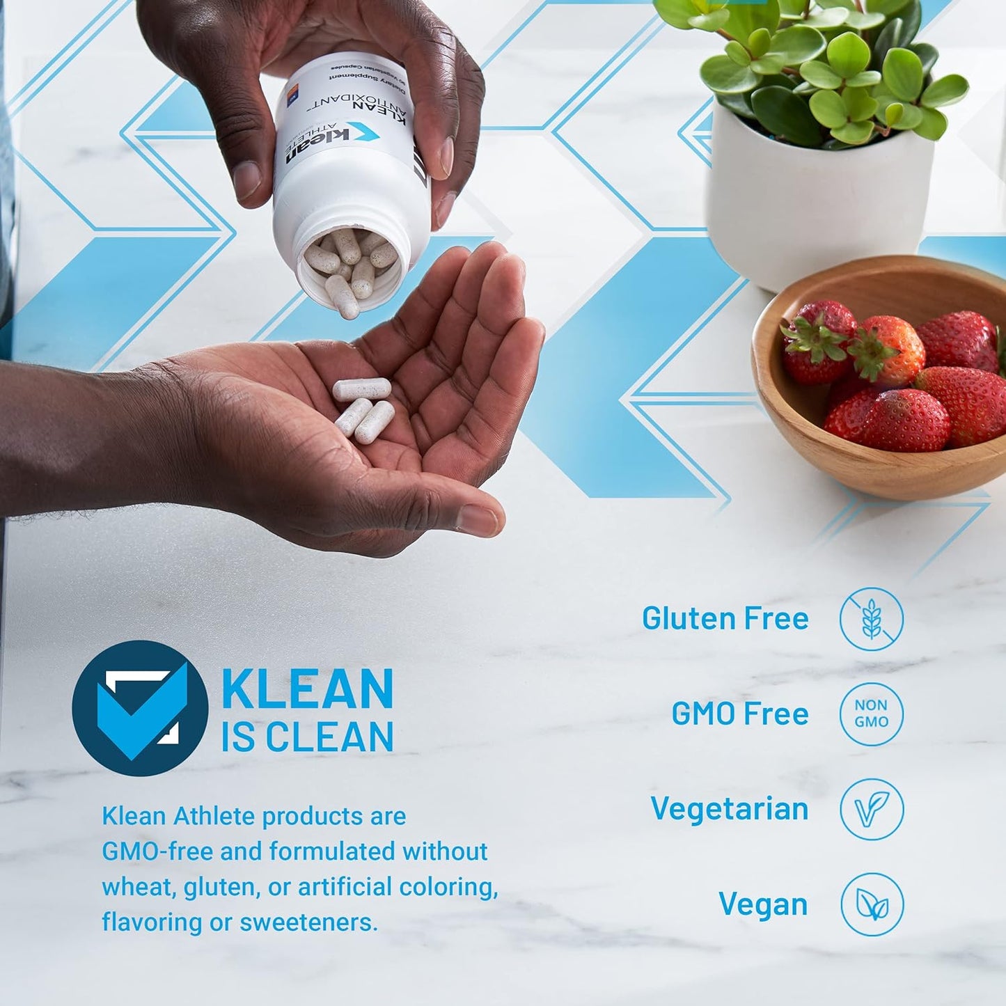 Proline Sports Nutrition Klean Antioxidant capsules with ALA, L-Carnitine, and antioxidants, NSF Certified for Sport, 90 capsules.