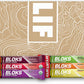 Assorted CLIF BLOKS energy chews variety pack by PROLINE SPORTS NUTRITION, non-GMO, plant-based quick fuel for cycling and running.