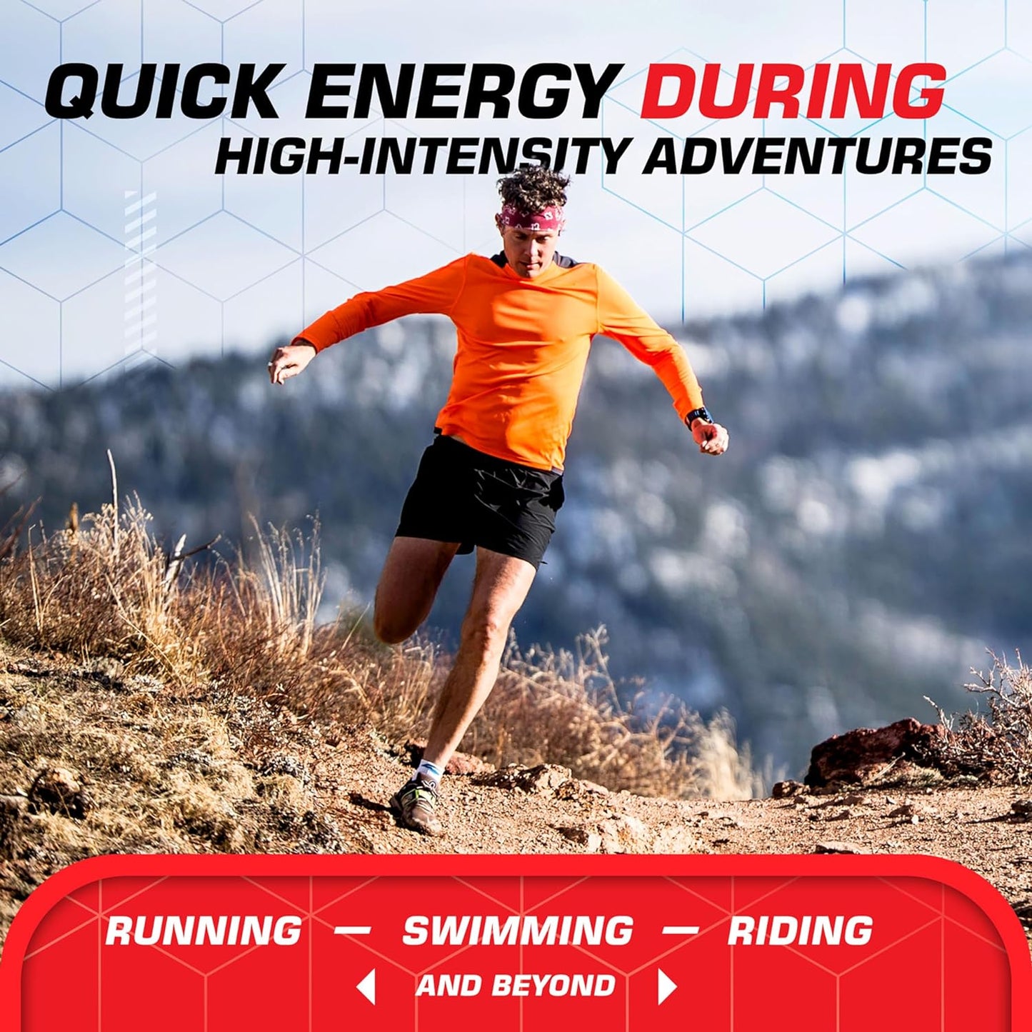 Proline Sports Nutrition Clif Bloks Energy Chews variety pack with colorful packages, non-GMO, plant-based, quick carbs and electrolytes.