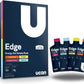 Edge Energy Gel Shots, Variety Pack (12, 2 Ounce Packets) for Running, Training, Workouts, Fitness, Cycling, Crossfit | Sugar-Free, Vegan, & Keto Friendly Energy Supplement