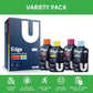 Proline Sports Nutrition Edge Energy Gel Shots Variety Pack with 12 sugar-free, vegan, keto-friendly 2-ounce packets for running and fitness.
