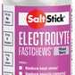 SaltStick FastChews electrolyte replacement tablets in a bottle, mixed berry flavor, for rehydration, exercise, hiking, and sports recovery.