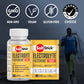 SaltStick FastChews electrolyte replacement tablets in tropical mango flavor, 60-count bottle for rehydration and sports recovery.
