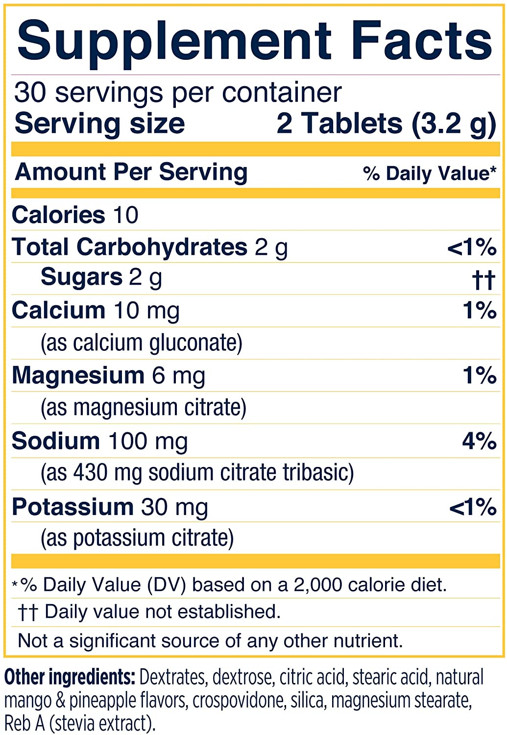 SaltStick FastChews electrolyte replacement tablets in tropical mango flavor, 60-count bottle for rehydration and sports recovery.