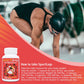 SportLegs endurance supplement capsules in a bottle, designed to help stop muscle burn during workouts.