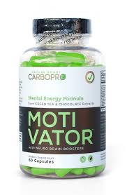 SportQuest Motivator 60 capsules with improved formula, dietary supplement for energy and focus.