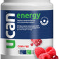 UCAN Energy Powder lemon flavor in a canister, a vegan, non-GMO energy drink for pre and post workout, no sugar or crash.
