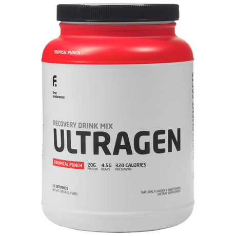Ultragen Recovery Drink, Premium Post-Workout Recovery Drink 15 Servings by First Endurance