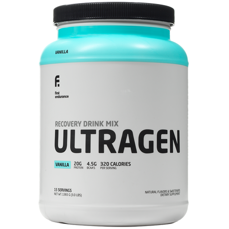 Ultragen Recovery Drink, Premium Post-Workout Recovery Drink 15 Servings by First Endurance